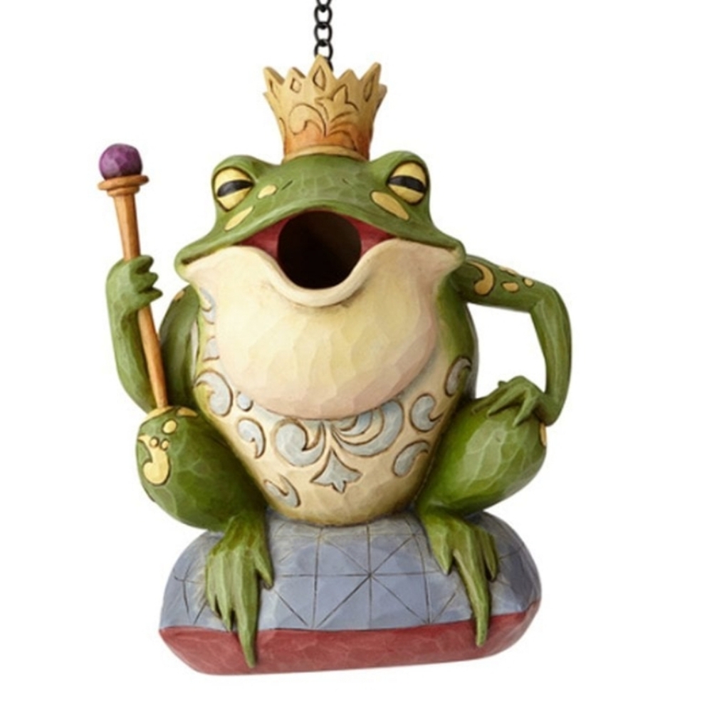 Jim Shore Frog Prince Birdhouse 6001444 retired